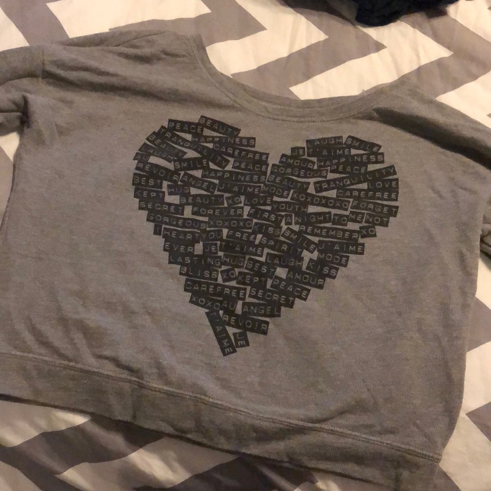 Cali Luv off the shoulder sweatshirt